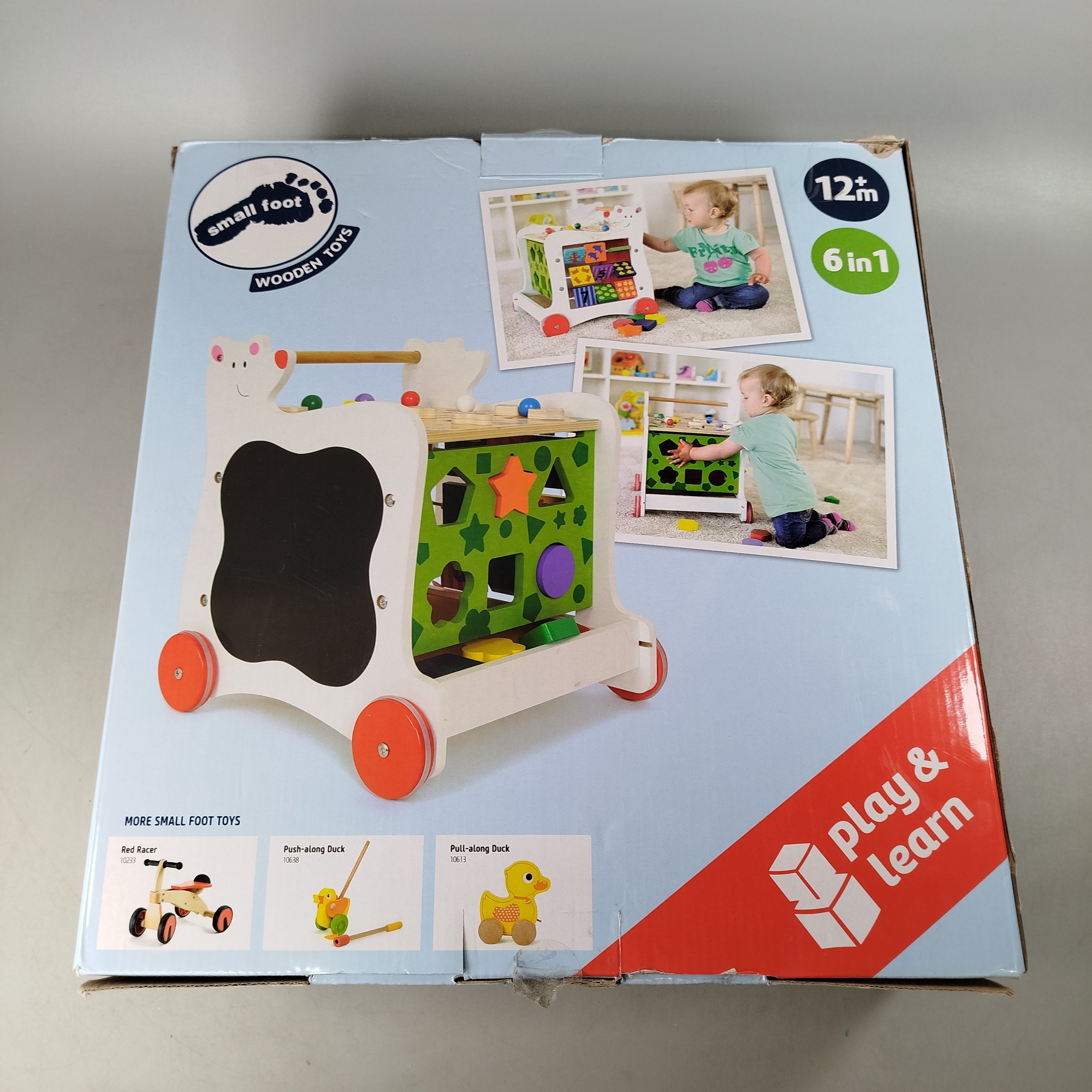 Small Foot Wooden Toys Lauflernwagen Bär, gebraucht, ab 1 2 3 Jahre| ✅ geprüft